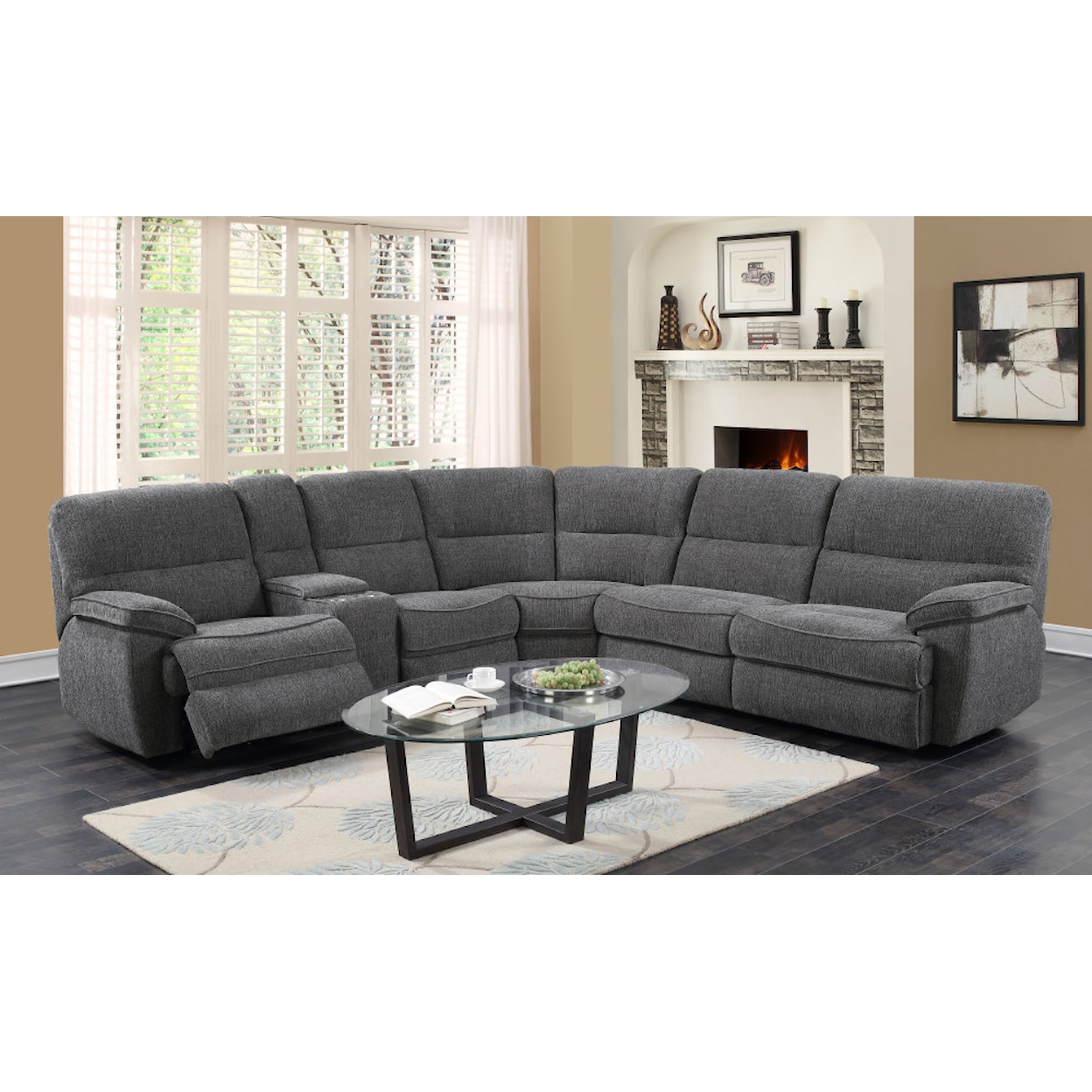 Emerald Aurora Power Reclining Sectional