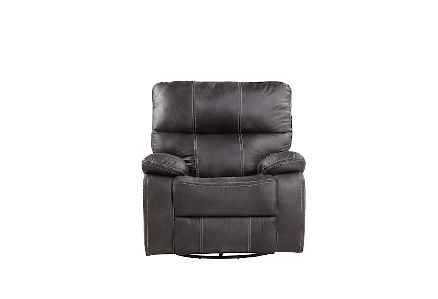 Jessie James Swivel Gliding Recliner by Emerald at Darvin Furniture