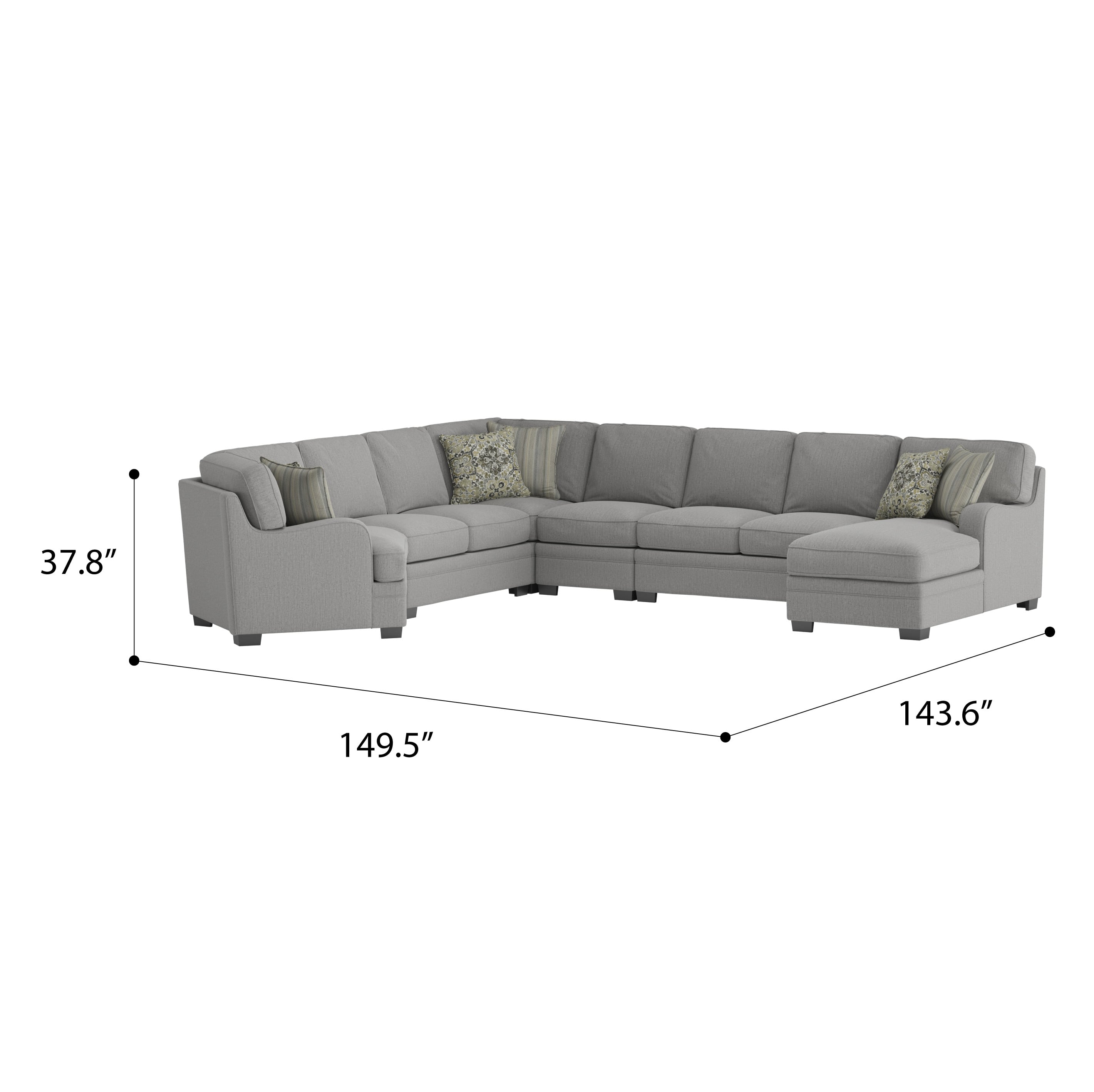 Emerald Analiese 6 Piece Sectional