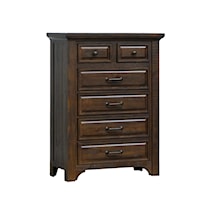 Traditional Chest with Six Drawers