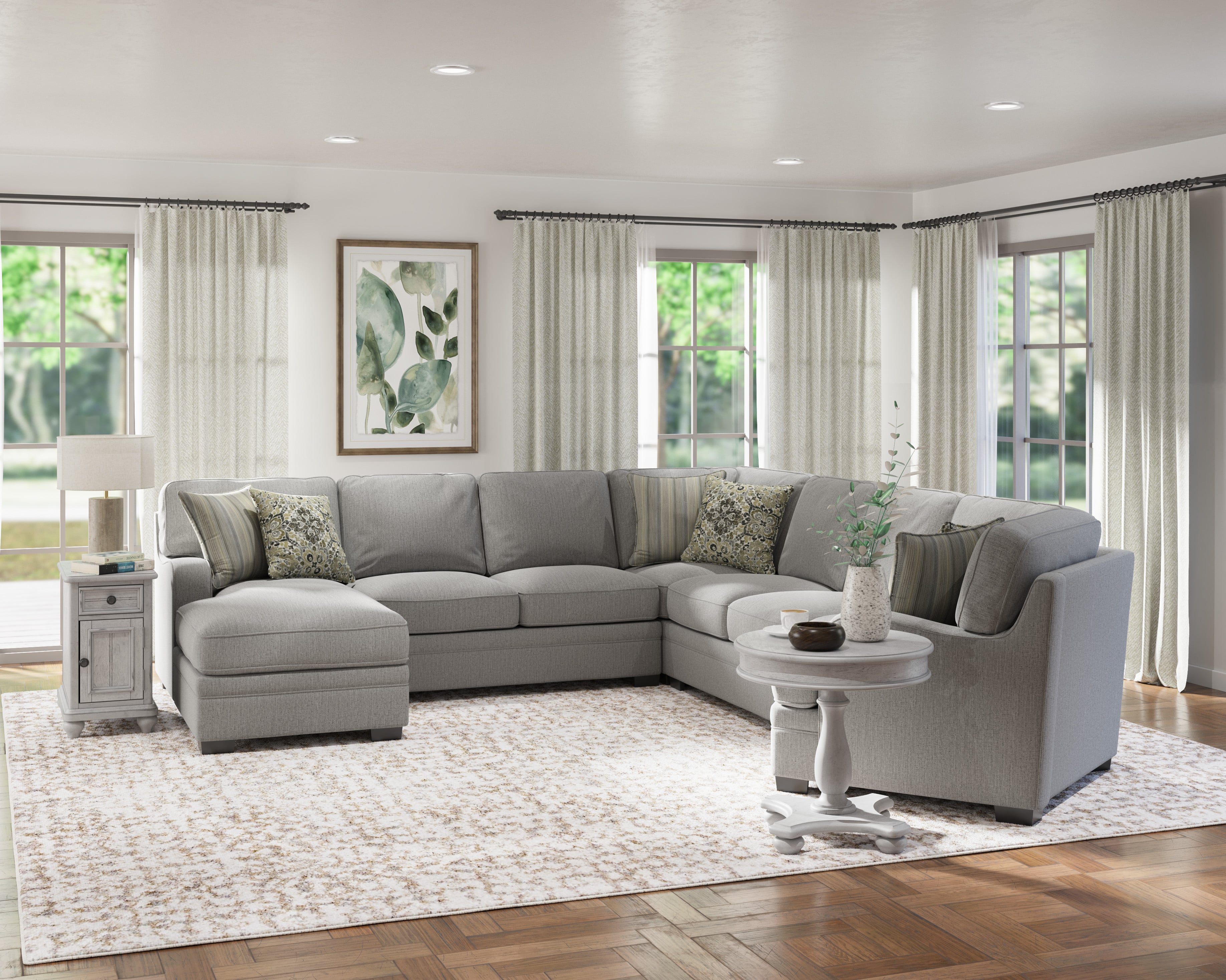 Emerald Analiese 5 Piece Sectional