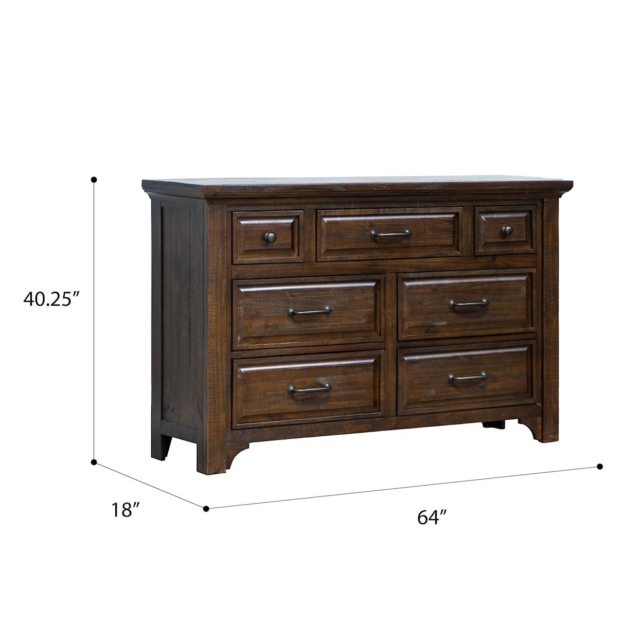 Emerald Vista Canyon 7-Drawer Dresser