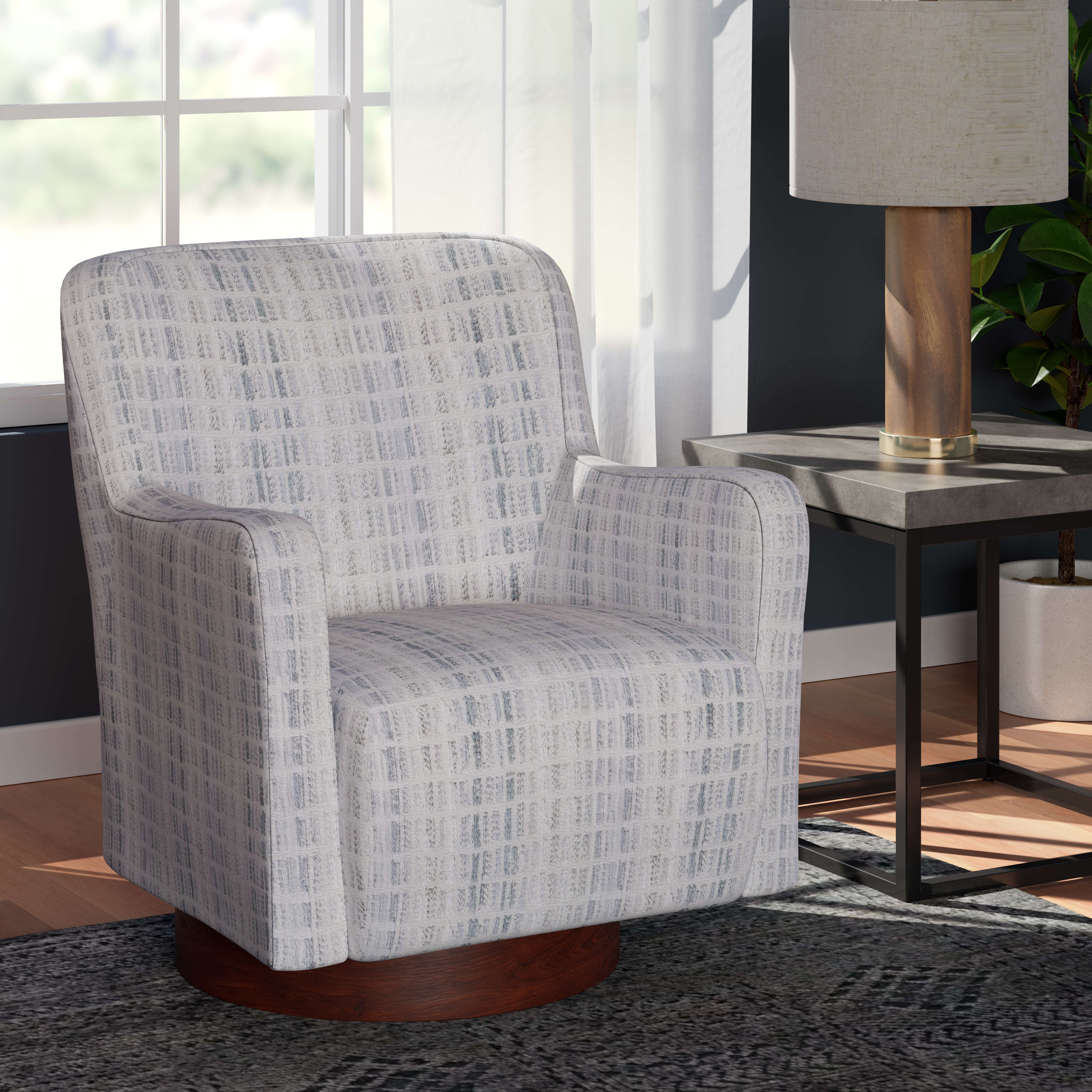 Emerald Clara Swivel Chair