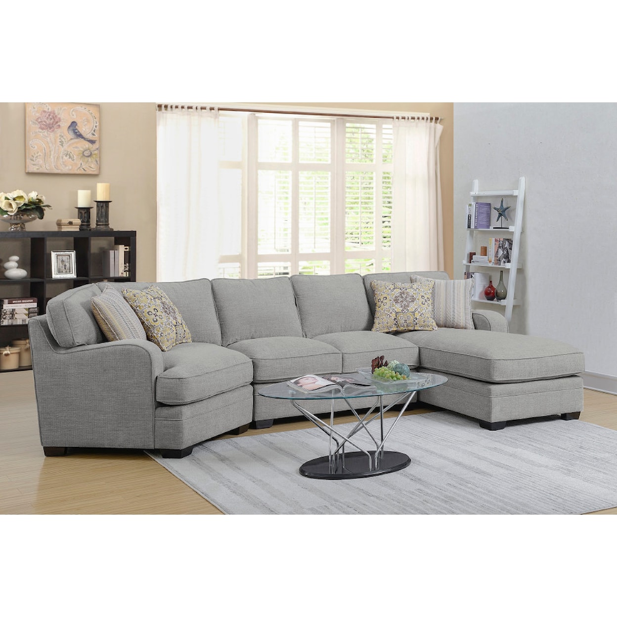 Emerald Analiese Rsf Chaise Sectional