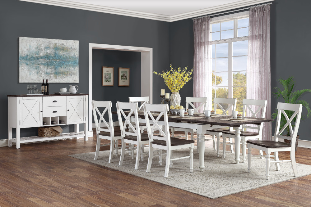 Dining Table with Two Leaves