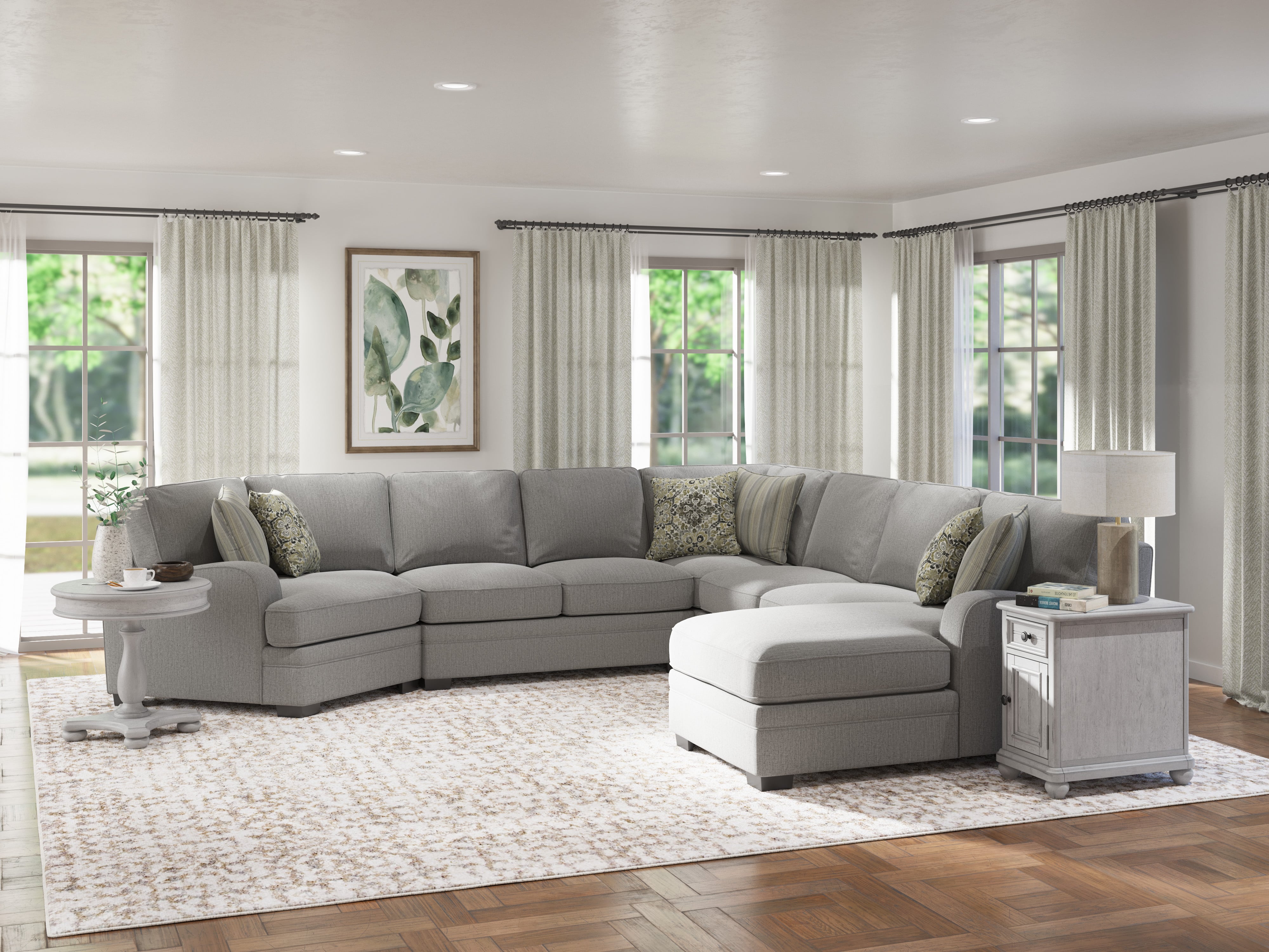 Emerald Analiese 5 Piece Sectional