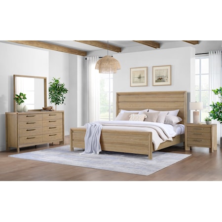 Queen Panel Bed