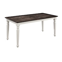 Rustic Counter-Height Dining Table with Butterfly Leaf