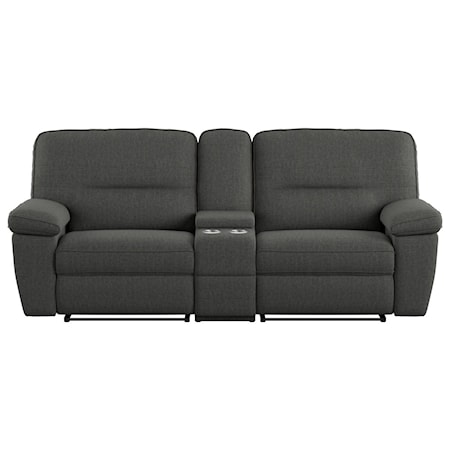 Reclining Console Loveseat