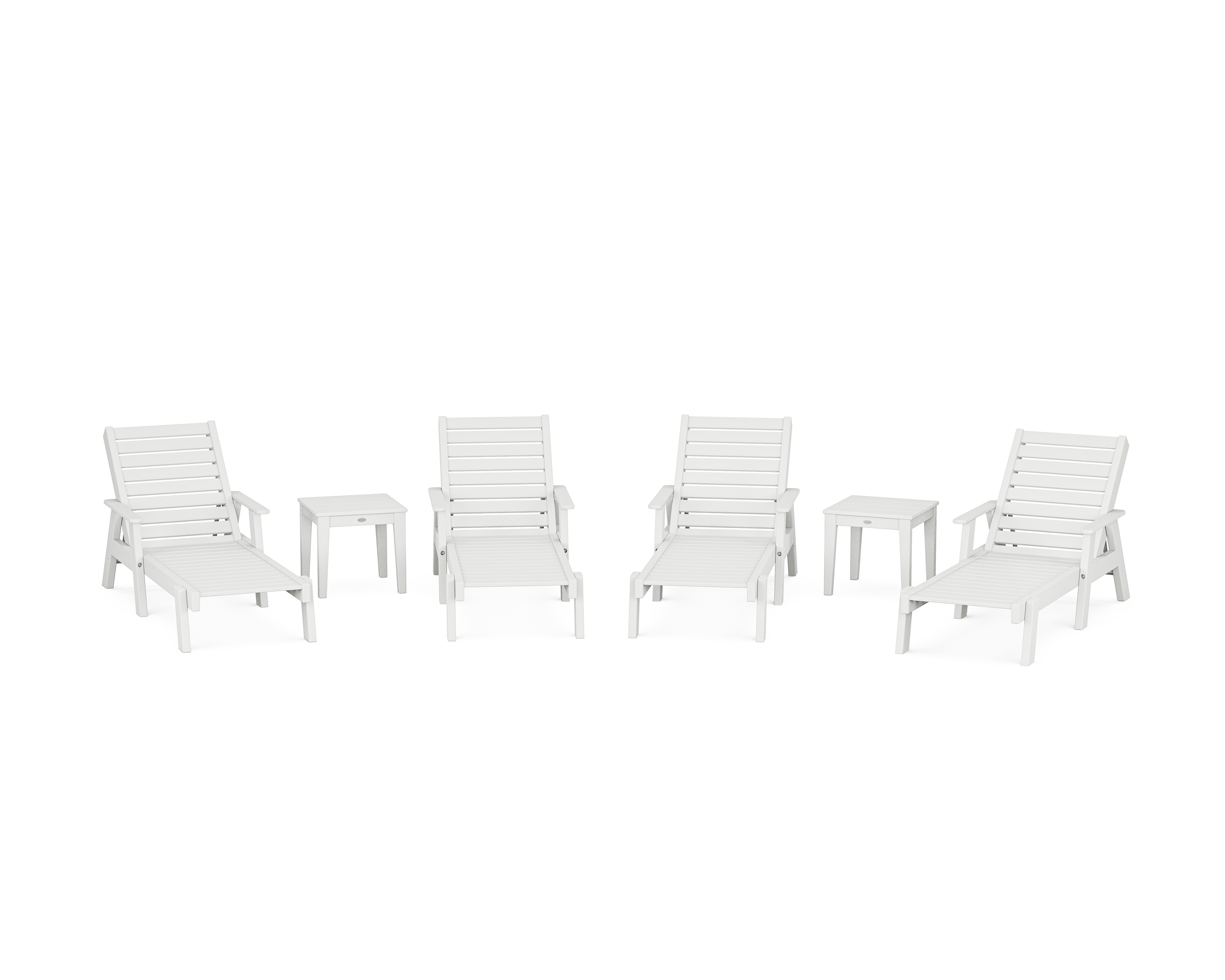 Captain Chaise 6-Piece Set With Arms
