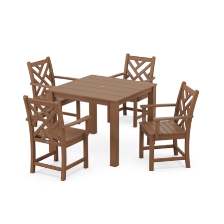 Chippendale 5-Piece Parsons Dining Set