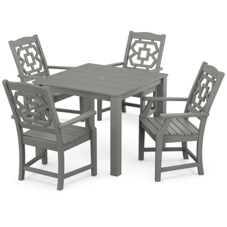 Chinoiserie 5-Piece Parsons Dining Set