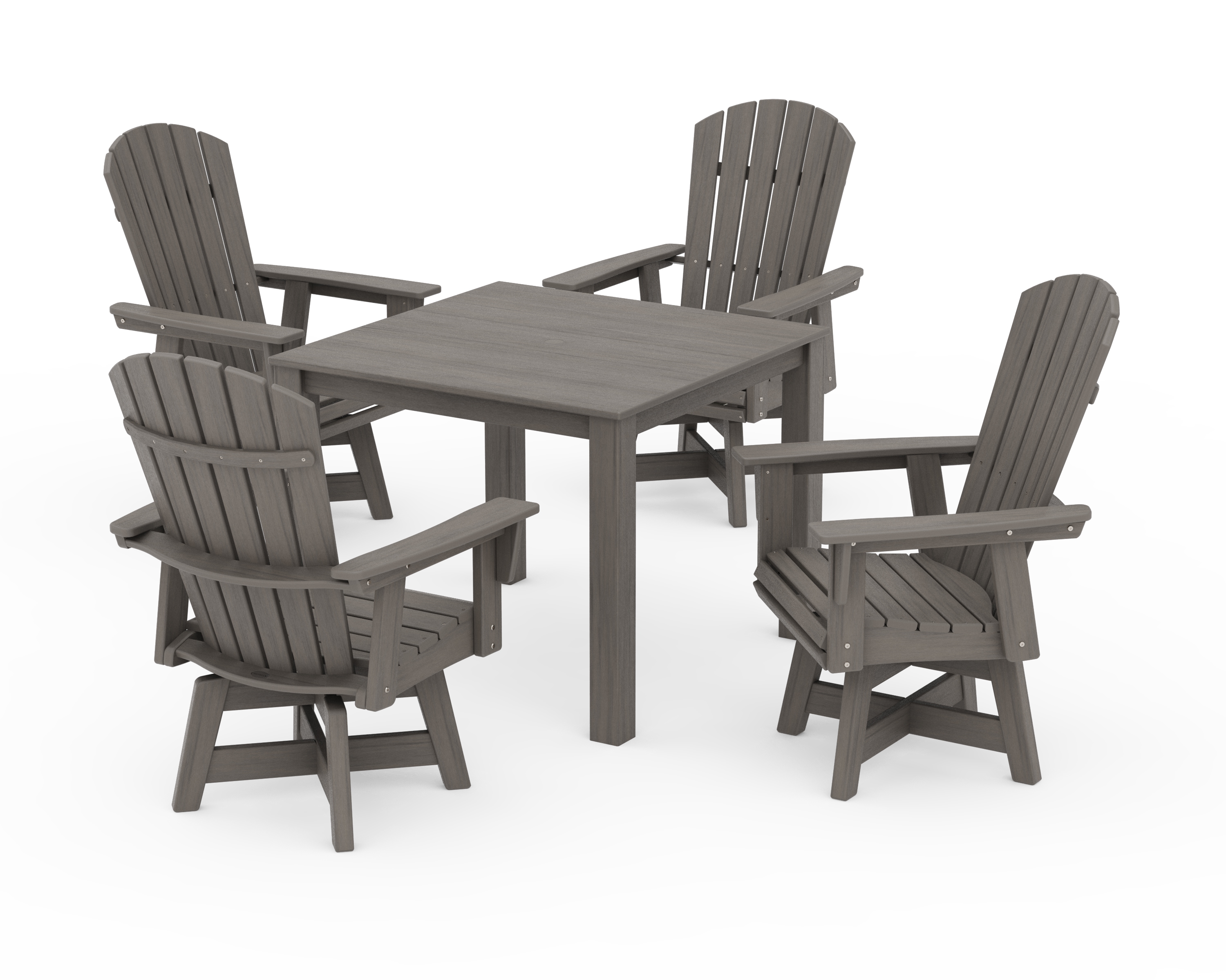 Adirondack Swivel 5-Piece Dining Set