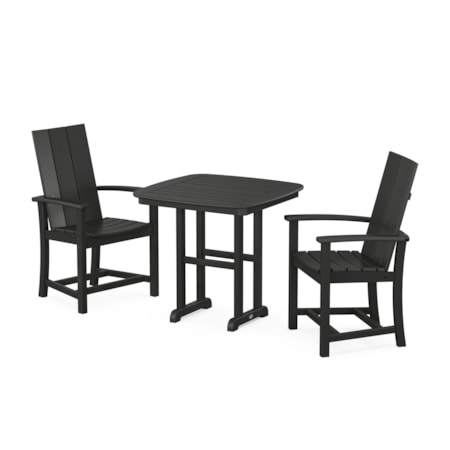 Modern Adirondack 3-Piece Dining Set