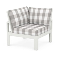 Vintage White / Buffalo Plaid Grey Mist