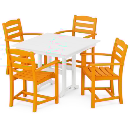 La Casa Café 5-Piece Farmhouse Dining Set