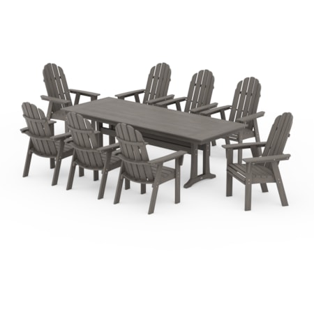 9-Piece Adirondack Dining Set