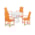 Tangerine / White