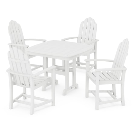 Classic Adirondack 5-Piece Dining Set