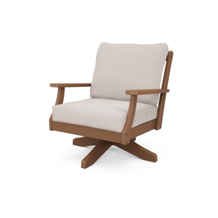 Deep Seating Swivel Chair