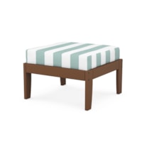 Teak / Cabana Stripe Glacier Spa