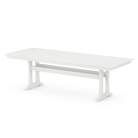 Farmhouse Trestle 38" X 96" Dining Table
