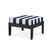 Vintage Coffee / Cabana Stripe Marine Indigo