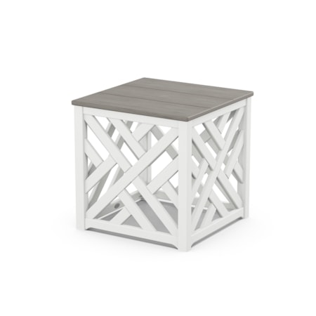 Chippendale Umbrella Stand Accent Table