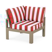 Vintage Sahara / Cabana Stripe Crimson