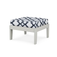 Vintage White / Trellis Marine Indigo