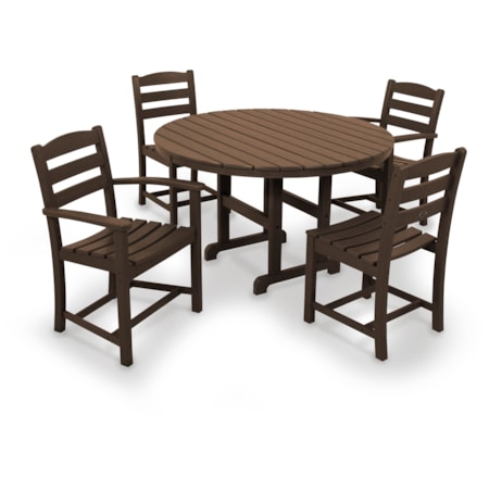 5-Piece Round Dining Set