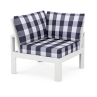 White / Buffalo Plaid Navy