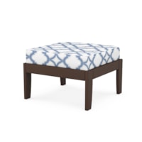Mahogany / Trellis Sky Blue