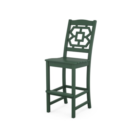 Chinoiserie Bar Side Chair