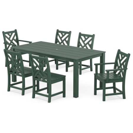 Chippendale 7-Piece Parsons Dining Set