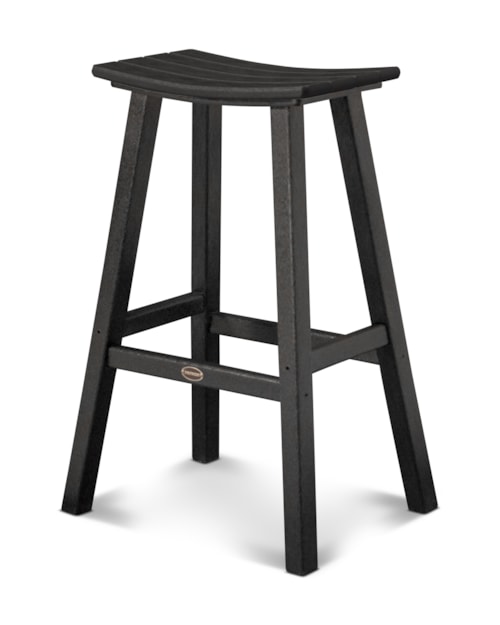 Traditional 30" Saddle Bar Stool