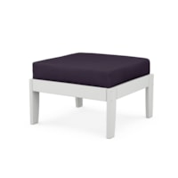 White / Navy Linen