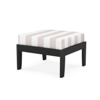 Black / Cabana Stripe Dune Burlap