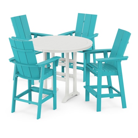 Adirondack 5-Piece Trestle Bar Set