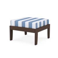 Mahogany / Cabana Stripe Sky Blue