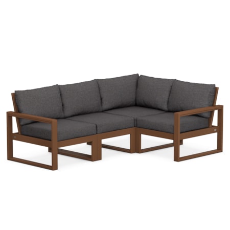 4-Piece Modular Deep Seating Set