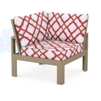 Vintage Sahara / Trellis Crimson