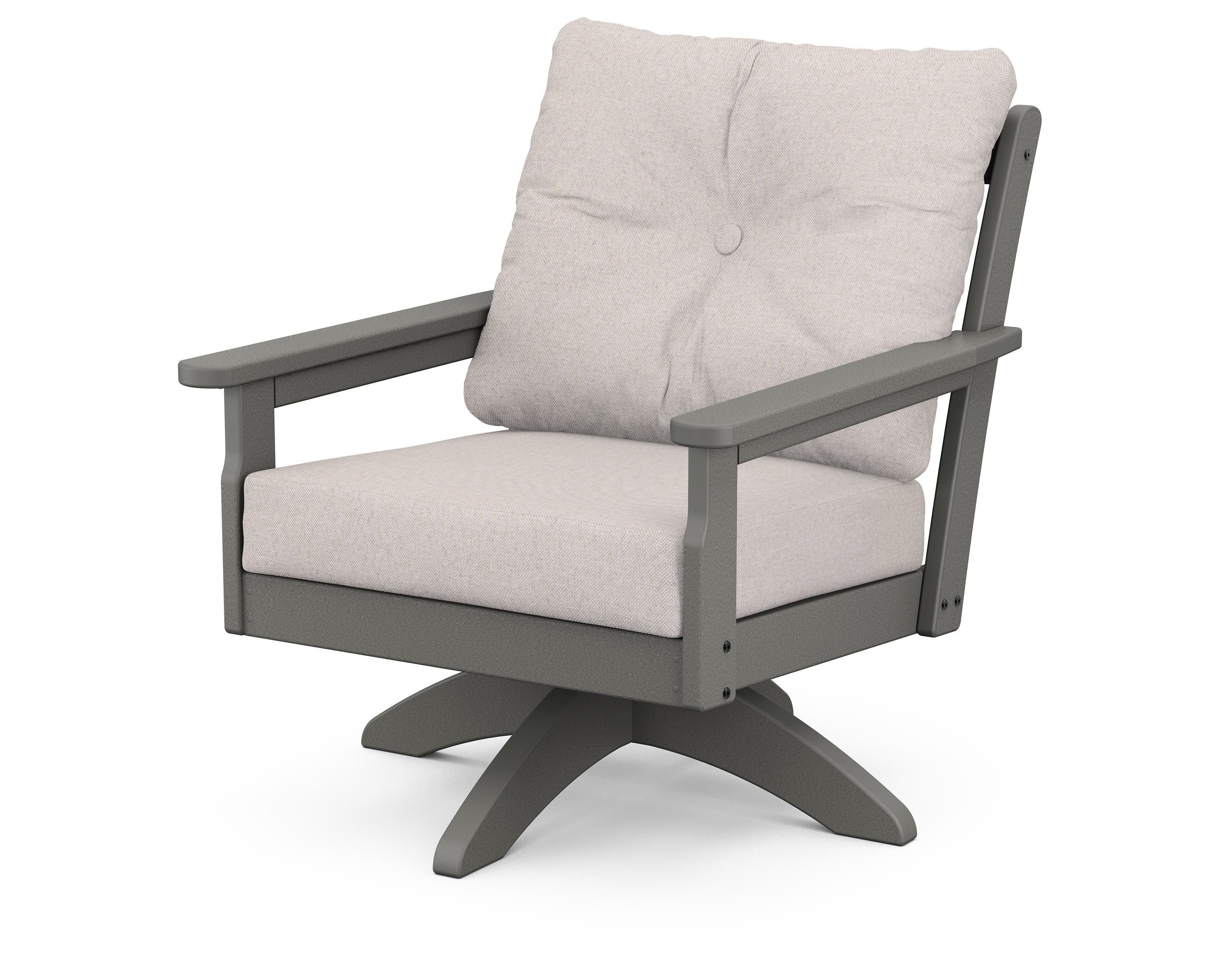 Deep Seating Swivel Chair