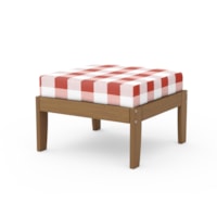 Natural / Buffalo Plaid Crimson