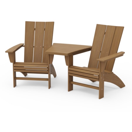 3-Piece Adirondack Set Connecting Table