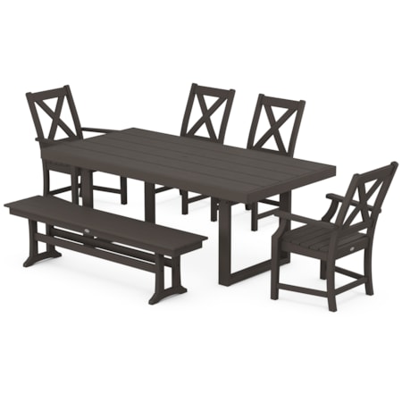 Braxton 6-Piece Dining Set With Bench