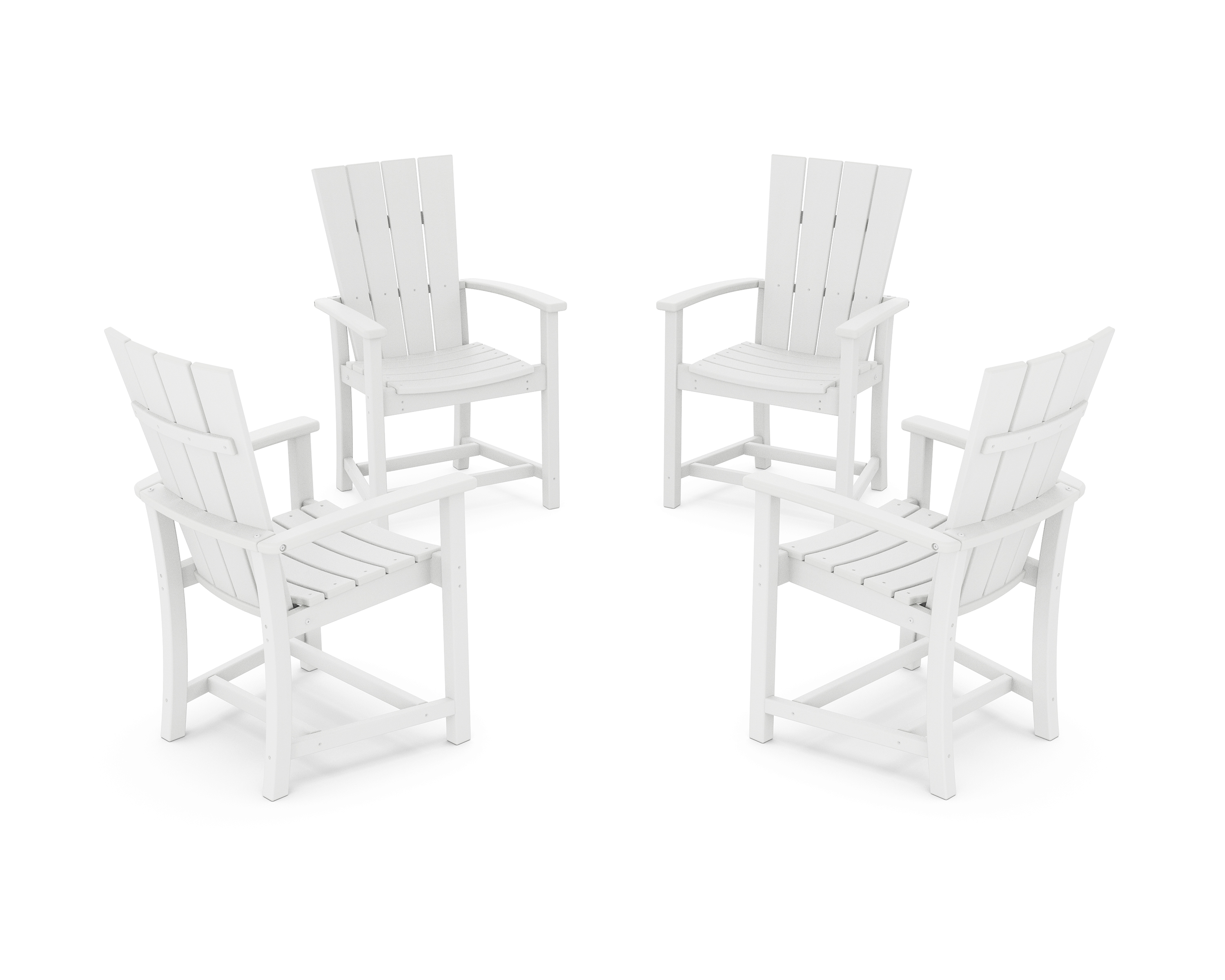 4-Piece Upright Adirondack Conversation Set
