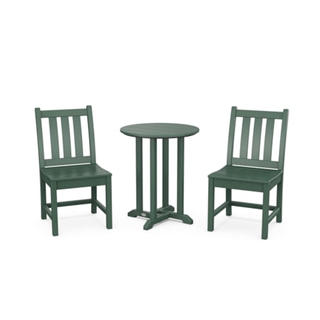 Side Chair 3-Piece Round Dining Set