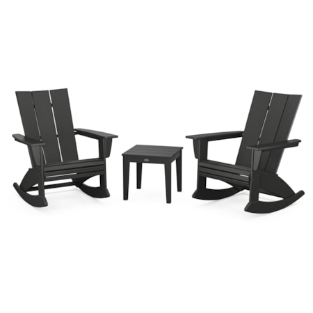 3-Piece Adirondack Rocking Chair Set