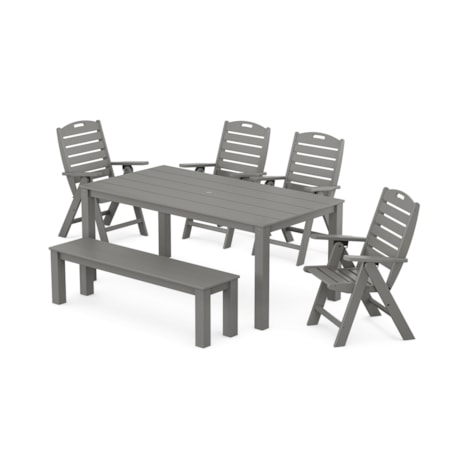 Highback Chair 6-Piece Dining Set